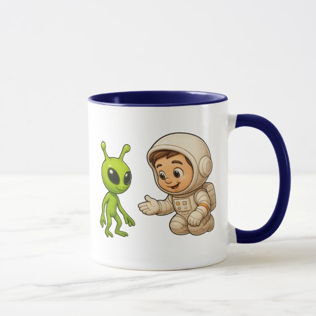 Taza Un martien et l'enfant cosmonaute (Derecha)