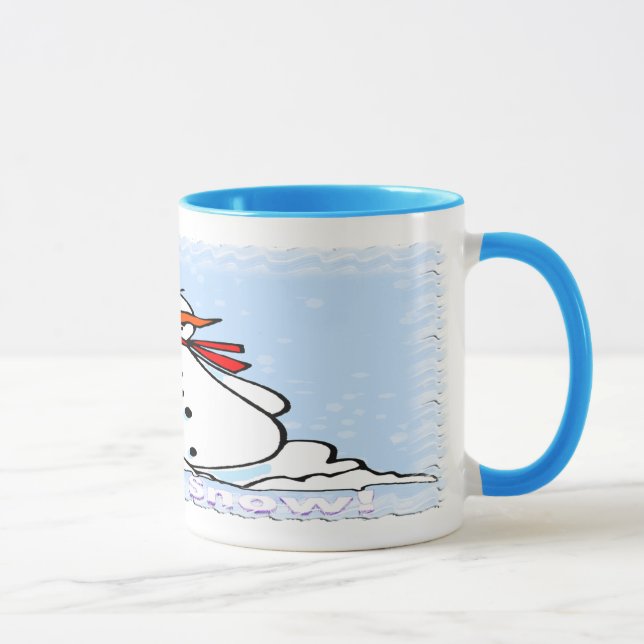 Taza Un muñeco de nieve escarchado (Derecha)