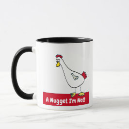 Taza ¡Un Nugget No Lo Soy! Vegetariano