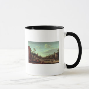 Taza Un paisaje enselvado del río, 1646