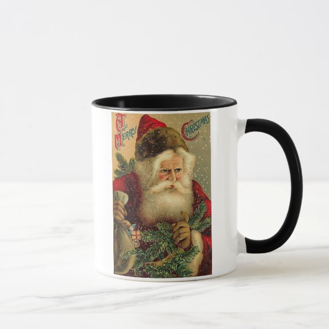 Taza Un Papá Noel Feliz de Navidad (Derecha)