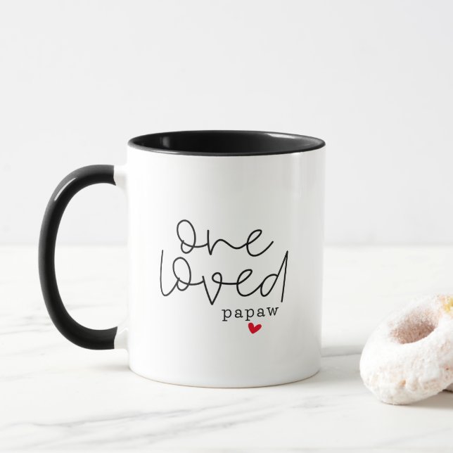 Taza Un Papaw Amado (Con donut)