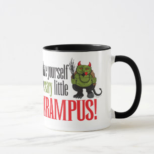 Taza Un pequeño Krampus asustadizo