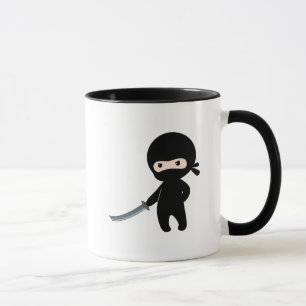 Taza Un pequeño Ninja enojado