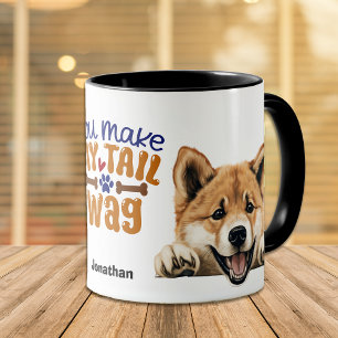 Taza Un Perro Ajita Aburrido Que Me Haces La Maldición