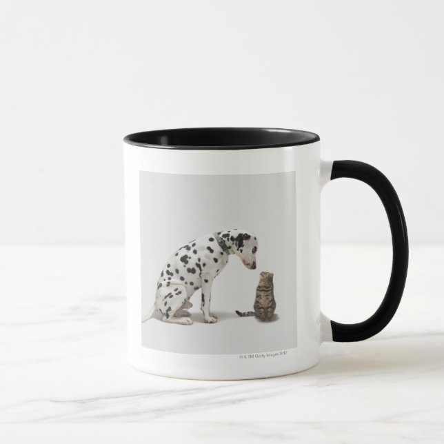 Taza Un perro que mira un gato (Derecha)