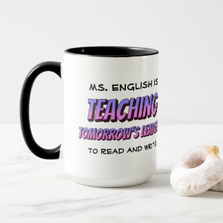 Taza Un Personalizado divertido estilo profesor inglés