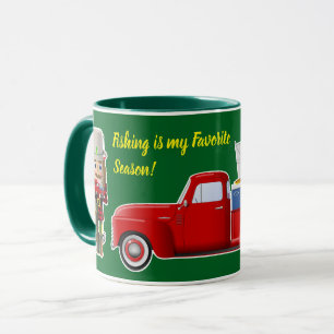Taza Un petardo con un pequeño camión rojo