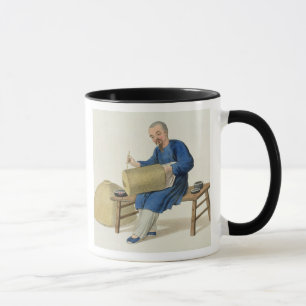 Taza Un pintor de la linterna, platea 20 'del traje de