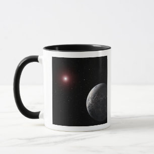 Taza Un planeta helado/rocoso orbitando una estrella dé