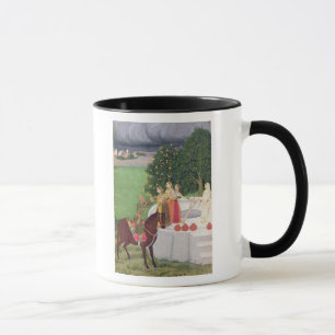 Taza Un príncipe que pide el agua de mujeres en un poz