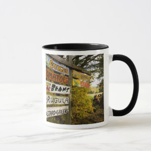 Taza Un puesto de granja en Holderness, New Hampshire.