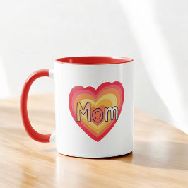 Taza Un regalo colorido para mamá | Día de la madre