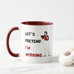 Taza Un regalo único de oficina con una cita graciosa p