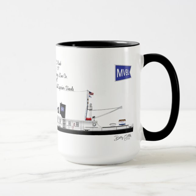 Taza Un remolcador nombrado Frank C. Rand (Derecha)