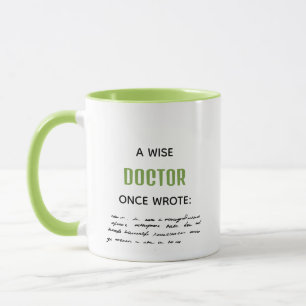 Taza Un Sabio Doctor Una Vez Escribió Novela de Humor
