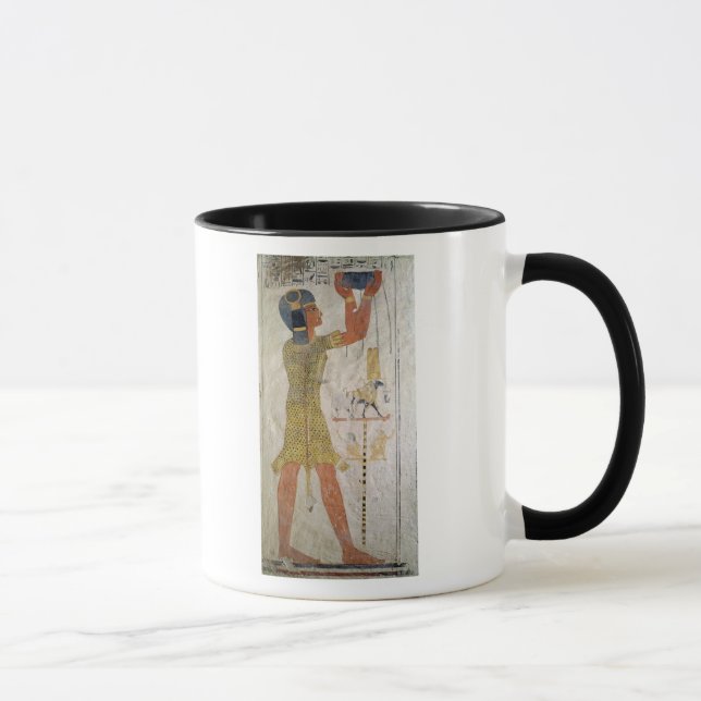 Taza Un sacerdote de Inmutef que hace un ofrecimiento (Derecha)