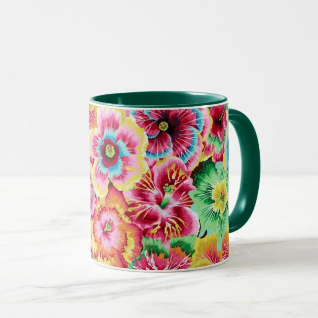 Taza Un simpático Philip Jacobs Fabric Hibiscus mug (Anverso derecho)