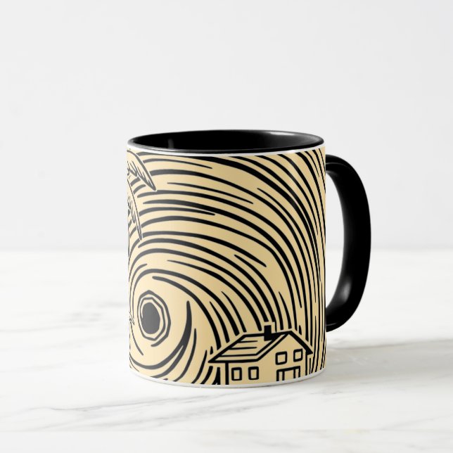 Taza un soleil levant devant la mer,mug (Anverso derecho)