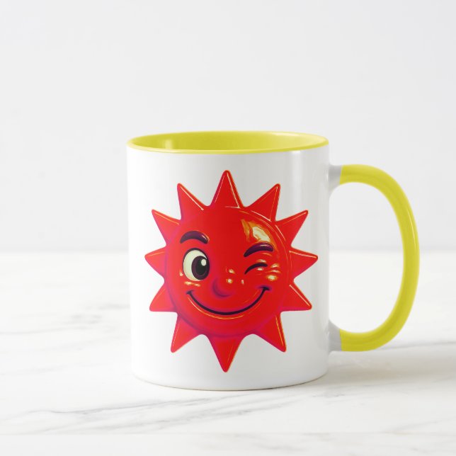Taza Un soleil rigolo souriant (Derecha)