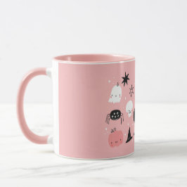 Taza Un tazón con acuarela con temática de Halloween