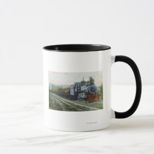 Taza Un tren de la bahía de LogsCoos, O