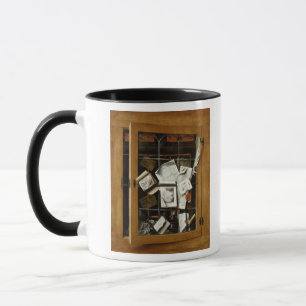 Taza Un trompe - l ' oeil de un armario esmaltado