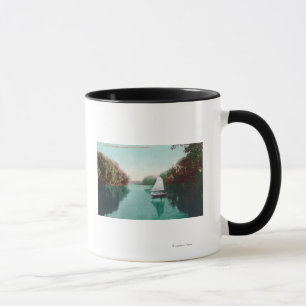 Taza Un velero en la pluma RiverMarysville, CA