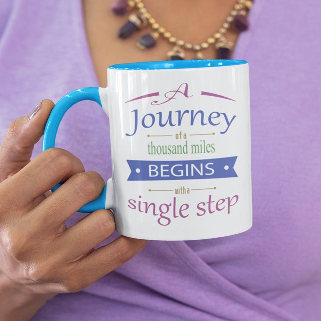 Taza Un Viaje De Mil Millas Citando A Mug (Subido por el creador)