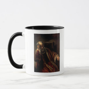 Taza Un viejo hombre en una butaca