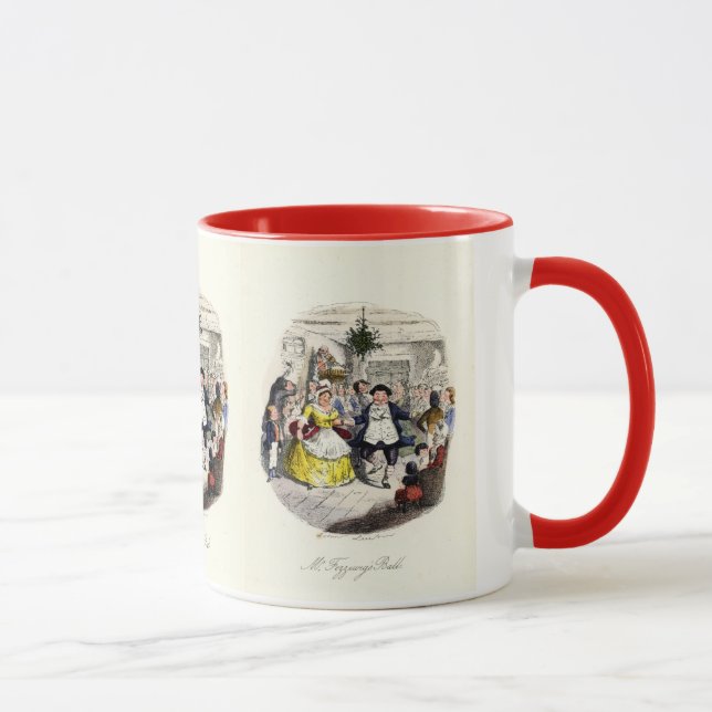 Taza Un villancico del navidad - Ball de Sr. Fezziwigs (Derecha)