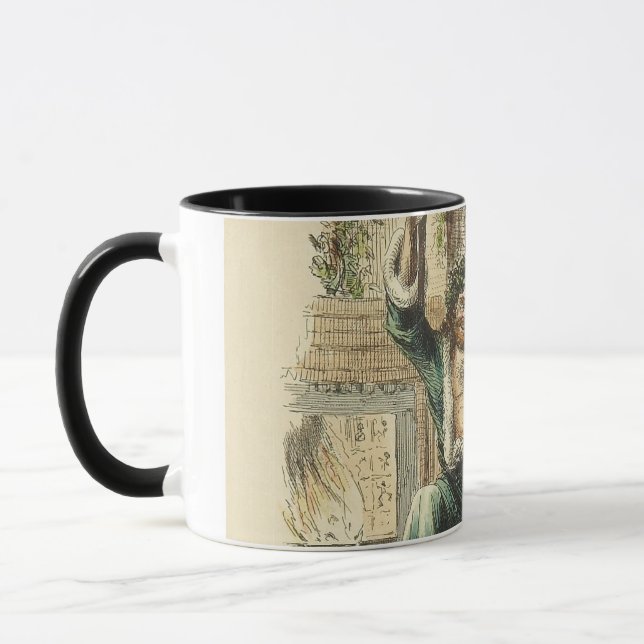 Taza Un villancico del navidad: El tercer visitante de (Izquierda)