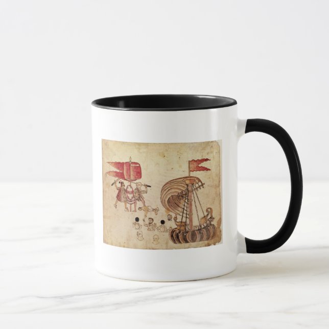 Taza Un warriorl de Tlaxcalan (Derecha)