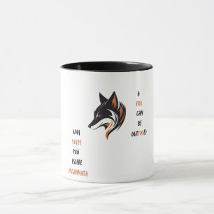 Taza Un zorro puede ser superado con ingenio