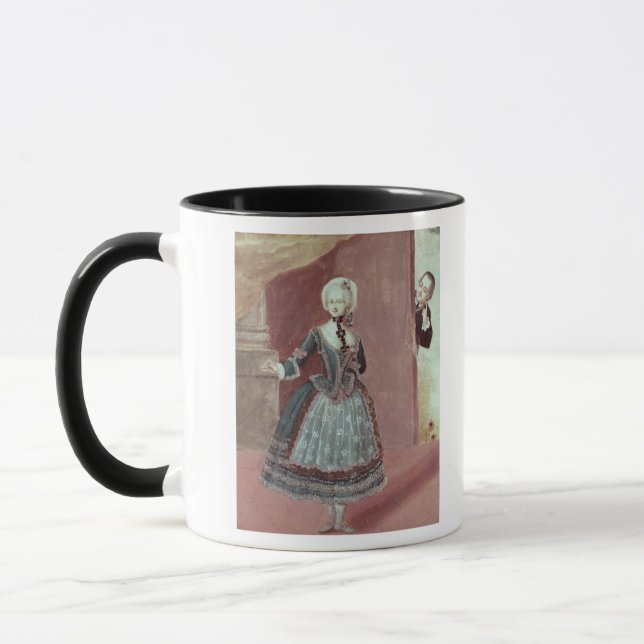 Taza Una actriz en el papel de Rosine (Izquierda)