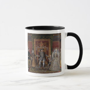 Taza Una alegoría de la sucesión de Tudor: La familia