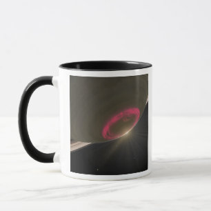 Taza Una aurora del rojo cereza