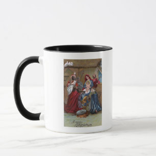 Taza Una bella escena navideña