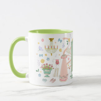 Taza Una bola en el Crown Inn Mug (Lime)