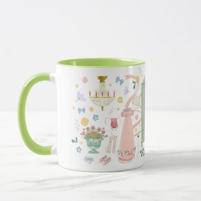 Taza Una bola en el Crown Inn Mug (Lime) (Izquierda)