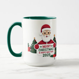 Taza Una brindis al futuro: Feliz Año Nuevo 2025