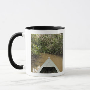 Taza Una canoa de madera hecha del árbol de Eucylptus