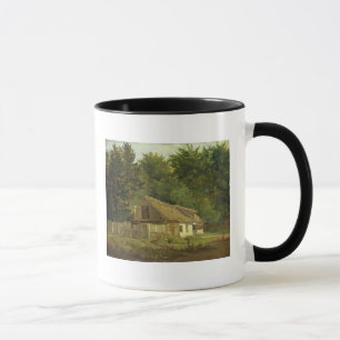 Taza Una casa en el bosque de Frederiksdal cerca