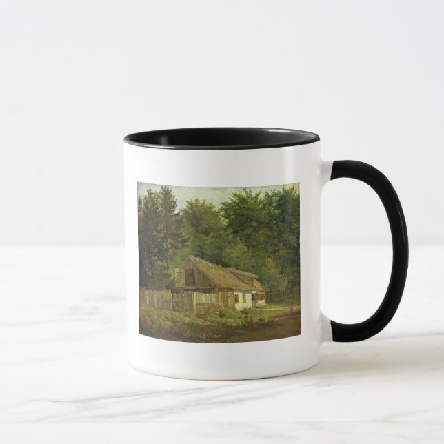Taza Una casa en el bosque de Frederiksdal cerca (Derecha)