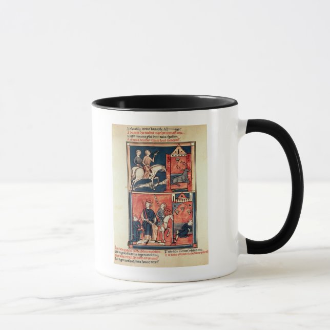 Taza Una caza del macho y un rey (Derecha)