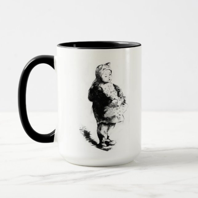 Taza Una Chica y su peluca (Izquierda)