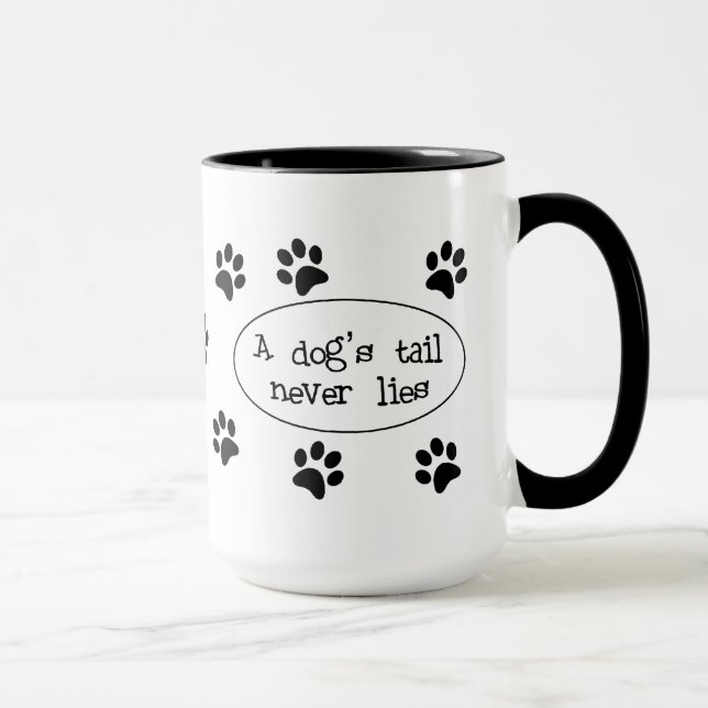 Taza Una cola de perro (Derecha)