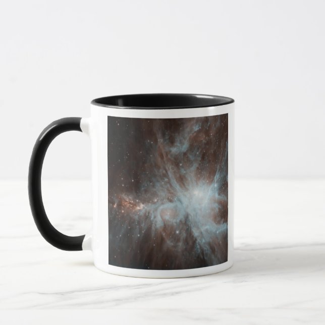 Taza Una colonia de estrellas jóvenes y calientes en la (Izquierda)