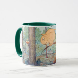 Taza Una criatura "meneando mucho" mirando el nido de u