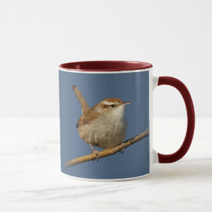 Taza Una Curiosa hirera de Bewick en el árbol